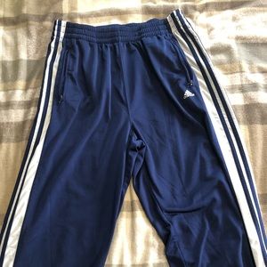 Adidas breakaway workout pants.
